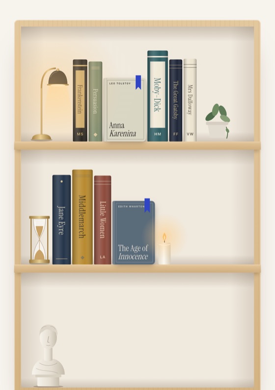 A light oak bookcase