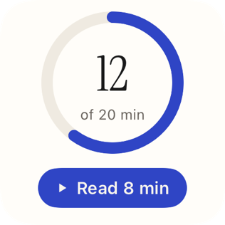 Small daily goal widget